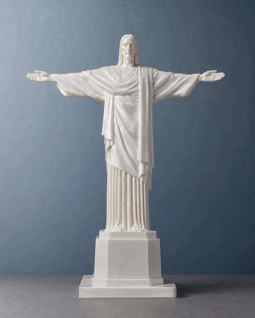 Mô hình 3D Tượng Chúa Cứu Thế (Cristo Redentor) tinh xảo cho máy in 3D - Image 1