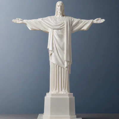 Mô hình 3D Tượng Chúa Cứu Thế (Cristo Redentor) tinh xảo cho máy in 3D