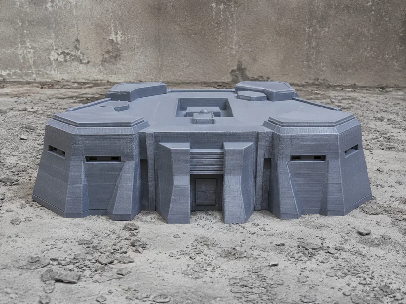 Mô hình Pháo đài Công nghiệp (Industrial Fortress) in 3D cho sa bàn - Image 1