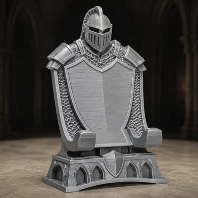 Giá đỡ điện thoại hình hiệp sĩ trung cổ 3D ấn tượng