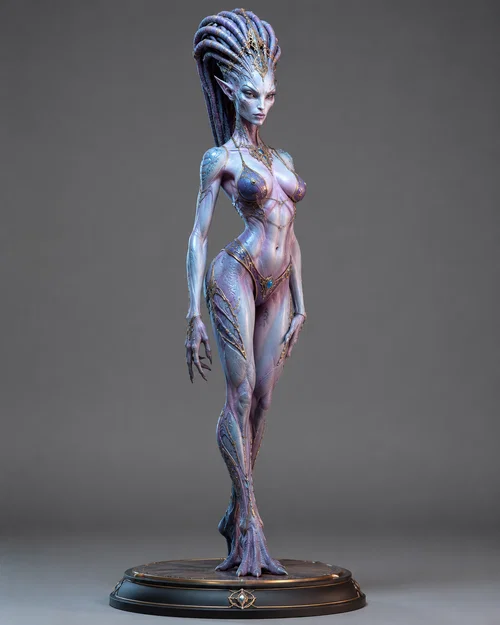 Mô hình SciFi Bikini 001 - Nhân vật giả tưởng độc đáo cho dân chơi 3D - Image 1