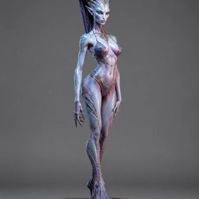 Mô hình SciFi Bikini 001 - Nhân vật giả tưởng độc đáo cho dân chơi 3D