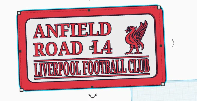 Biển treo tường Anfield Road L4 - Đồ trang trí cho fan Liverpool - Image 1