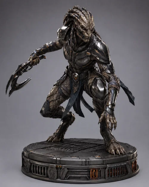 Mô hình SciFi Figure 001 - Chiến binh viễn tưởng sắc nét cho in 3D - Image 1