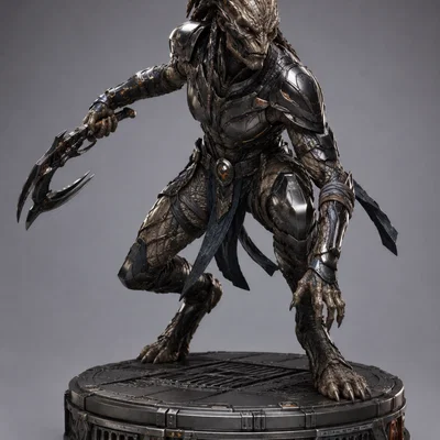 Mô hình SciFi Figure 001 - Chiến binh viễn tưởng sắc nét cho in 3D