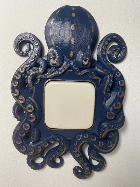 Ốp Công Tắc Trang Trí Hình Con Kraken - Image 2