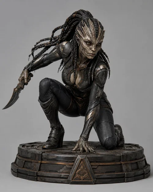 Mô hình nữ chiến binh Sci-Fi 006 - Figure in 3D cực chi tiết - Image 1
