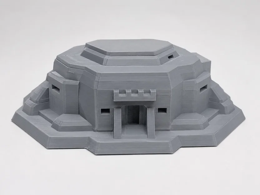 Mô hình hầm trú ẩn Futuristic Bunker trang trí sa bàn RPG độc đáo - Image 1