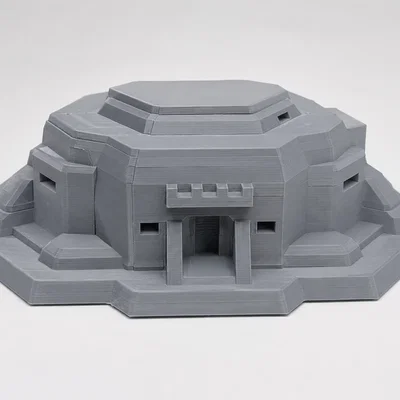 Mô hình hầm trú ẩn Futuristic Bunker trang trí sa bàn RPG độc đáo