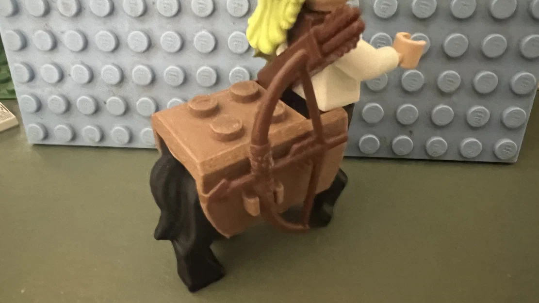 Bộ giáp lưng đa năng cho Lego Centaur tích hợp kẹp giữ phụ kiện - Image 2