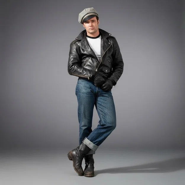Mô hình 3D Marlon Brando huyền thoại trong phim The Wild One - Image 1