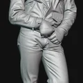 Mô hình 3D Marlon Brando huyền thoại trong phim The Wild One - Thumbnail 2