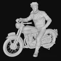 Mô hình 3D Marlon Brando huyền thoại trong phim The Wild One - Thumbnail 2