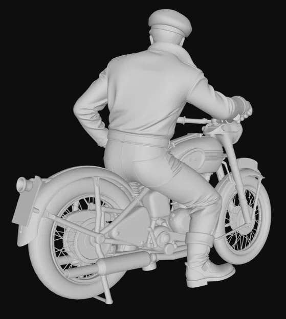 Mô hình 3D Marlon Brando huyền thoại trong phim The Wild One - Image 3