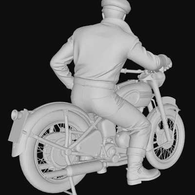 Mô hình 3D Marlon Brando huyền thoại trong phim The Wild One