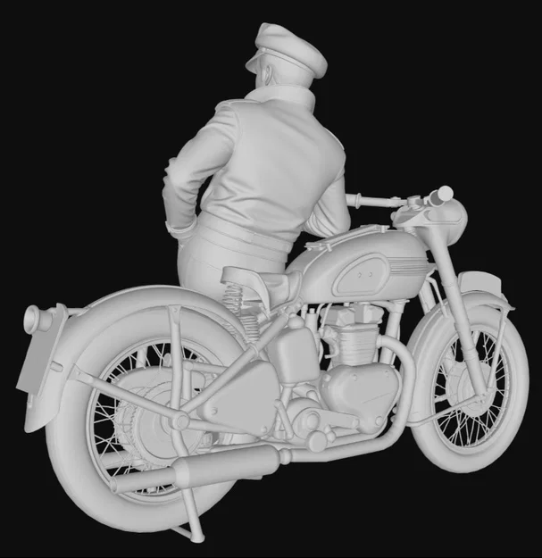 Mô hình 3D nhân vật Marlon Brando trong phim The Wild One - Image 3