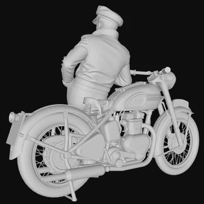 Mô hình 3D nhân vật Marlon Brando trong phim The Wild One