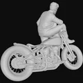 Mô hình Lee Marvin - The Wild One 1953 cho in 3D - Thumbnail 3