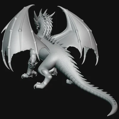 Mô hình rồng Dragon 1 – File in 3D giả tưởng sắc nét