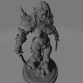 File STL Nữ Chiến Binh Elf | Nữ Chiến Binh Tộc Elf Quyến Rũ | Mô Hình Resin Chi Tiết Cao - Thumbnail 2
