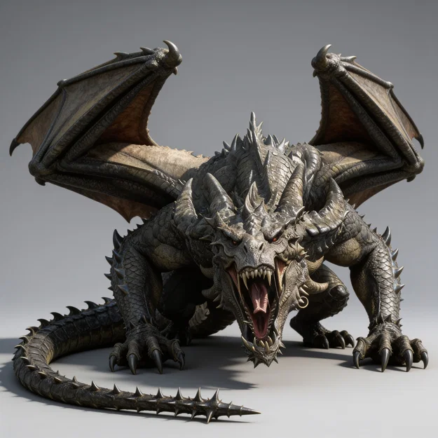 Mô hình rồng chiến Dragon 2 đầy uy lực cho người đam mê in 3D - Image 1