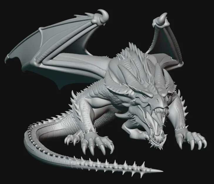 Mô hình rồng chiến Dragon 2 đầy uy lực cho người đam mê in 3D - Image 2