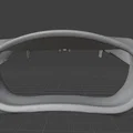 Mặt dưỡng màn hình (Visor) cho Opel Corsa D 2008 - Thumbnail 3