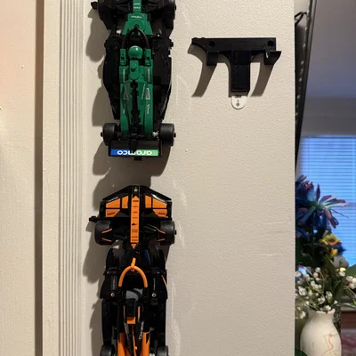 Giá treo tường cho LEGO Speed Champions (Sử dụng vít hoặc Command Strips)