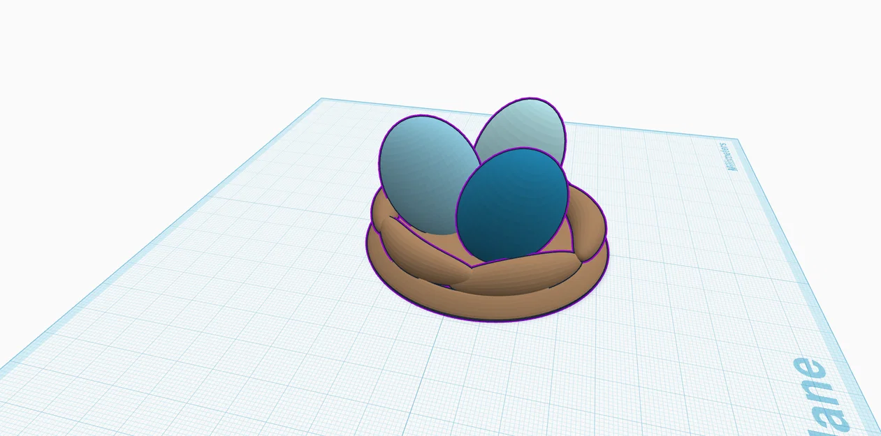 Mô hình tổ trứng 3D xinh xắn - File in 3D trang trí độc đáo - Image 1