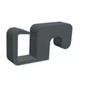Kẹp treo dây cáp cho bảng lỗ IKEA Skadis - Tự in 3D đơn giản - Thumbnail 2