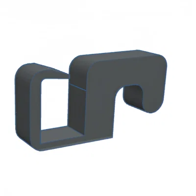 Kẹp treo dây cáp cho bảng lỗ IKEA Skadis - Tự in 3D đơn giản