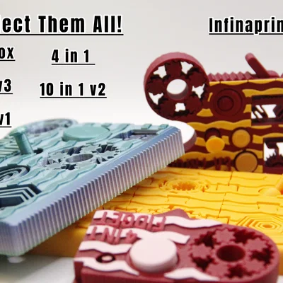 10 IN 1 Fidget V3 - Mẫu fidget đa năng nhỏ gọn hơn