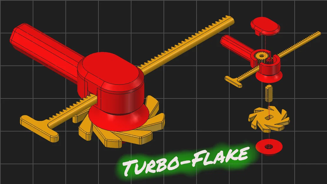 Turbo-Flake Battle Top - Con quay chiến đấu tốc độ cao - Image 1
