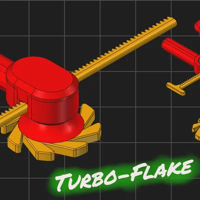 Turbo-Flake Battle Top - Con quay chiến đấu tốc độ cao