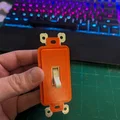 Miếng đệm lắp công tắc đèn (Switch wall plate adapter) 3D - Thumbnail 2