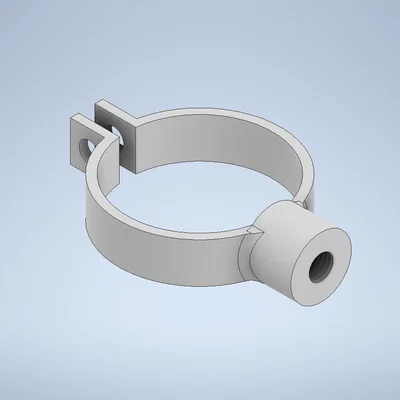 Ngàm gắn đèn pin 36mm cho giá đỡ điện thoại - Phụ kiện in 3D tiện ích