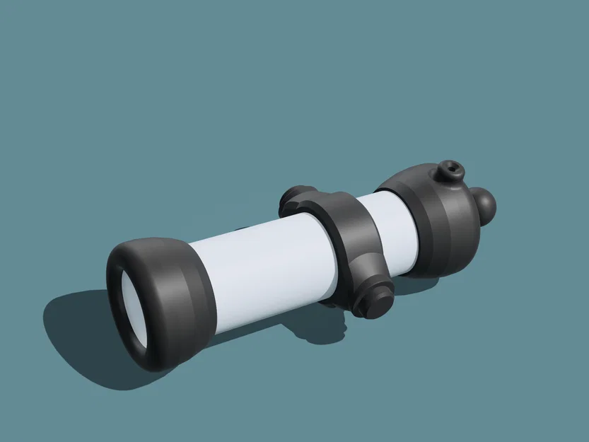 Mô hình đại bác cướp biển từ ống nhựa PVC - Image 2