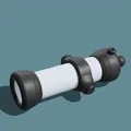 Mô hình đại bác cướp biển từ ống nhựa PVC - Thumbnail 2