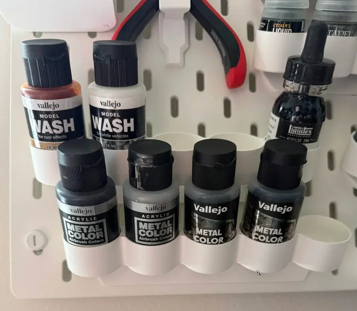 Giá đỡ lọ sơn Skadis - Dành cho Vallejo / Liquitex - Image 1