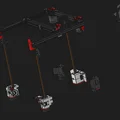 Bộ gá idler trước cho Trident R2 (phiên bản belted-Z) - Thumbnail 2