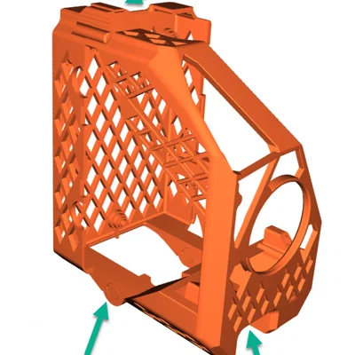 Nắp đầu in SM-33 Hinging cho ECC - Bản cập nhật - Không cần nam châm