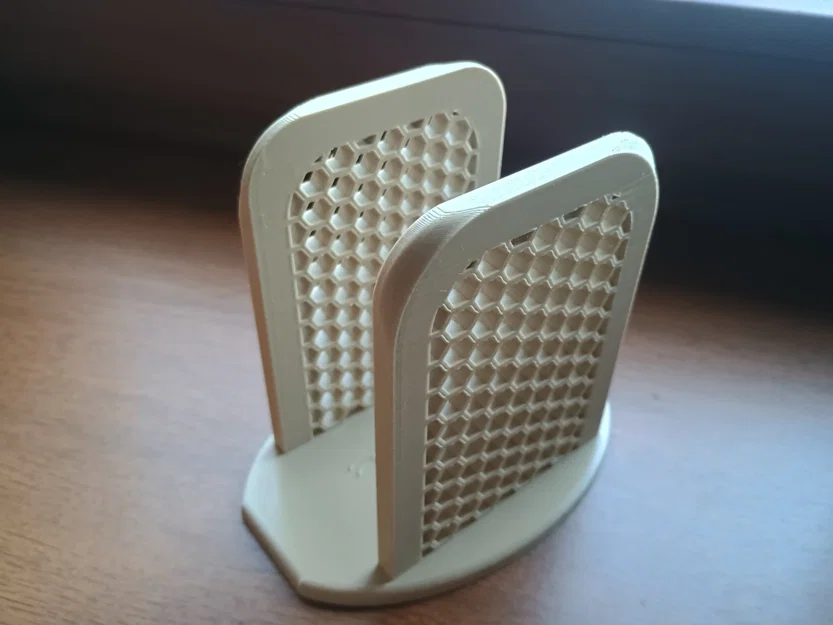 Khay đựng khăn giấy 3D họa tiết tổ ong hiện đại, in không cần support - Image 2