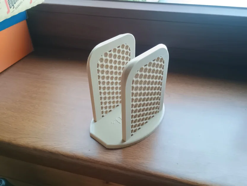 Khay đựng khăn giấy 3D họa tiết tổ ong hiện đại, in không cần support - Image 3