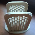 Khay đựng khăn giấy 3D họa tiết tổ ong hiện đại, in không cần support - Thumbnail 4