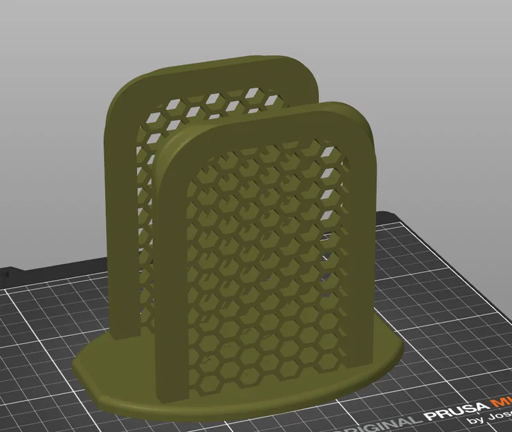Khay đựng khăn giấy 3D họa tiết tổ ong hiện đại, in không cần support - Image 8
