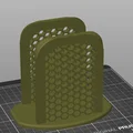 Khay đựng khăn giấy 3D họa tiết tổ ong hiện đại, in không cần support - Thumbnail 8