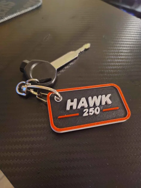 Móc khóa Hawk 250 in 3D - Phụ kiện độc đáo cho tín đồ xe máy - Image 1