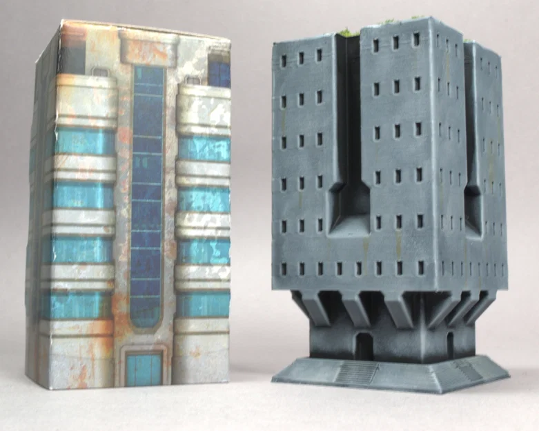 Mô hình tòa nhà phong cách Brutalist (Nhỏ) cho Alphastrike - Image 2