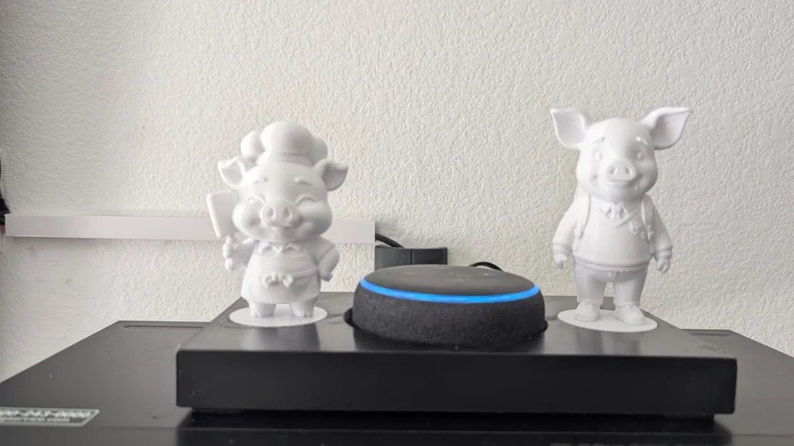 Đế giữ Alexa Echo Dot kết hợp khay trang trí mô hình 50mm - Image 2