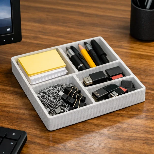 Khay Đựng Đồ Văn Phòng Đa Năng (Stackable Desk Organiser) In 3D - Image 1
